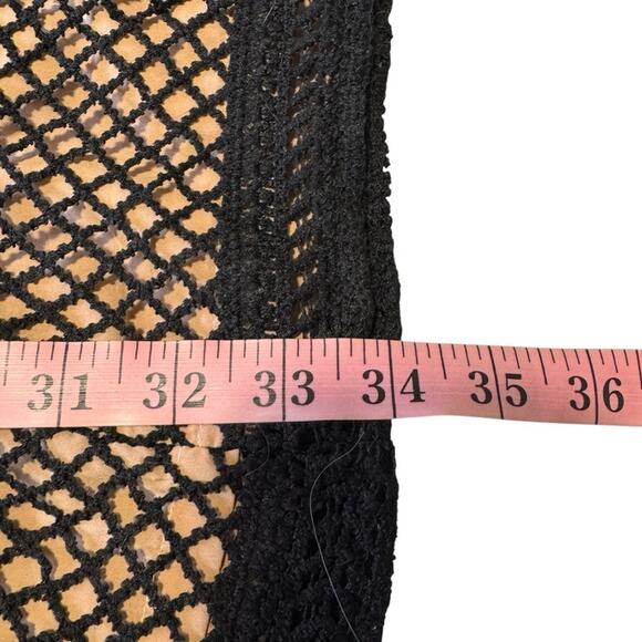 ASTR Strappy Crochet Black Lace Dress - Picture 9 of 9